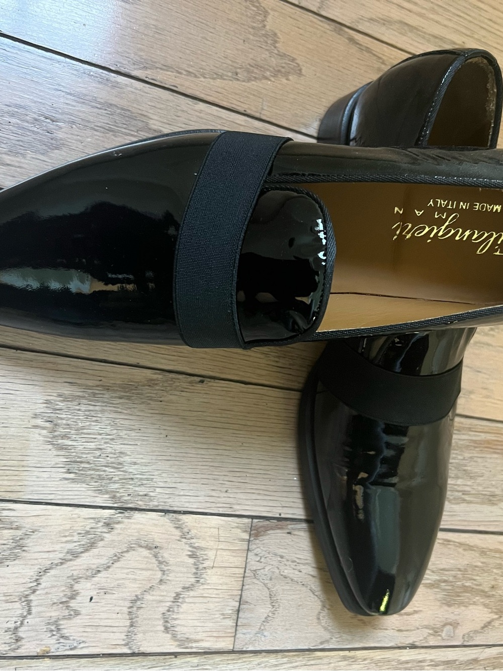 Handcrafted Black Patent Leather Men’s Loafers